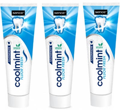 Sence Coolmint Fluor Tandpasta - 3 x 75 ml