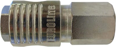 CriKo universele snelkoppeling voor compressor - Euro- en Orionkoppeling - 1/4" binnendraad - Max 16 bar