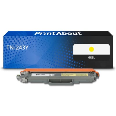 PrintAbout huismerk Toner TN-243Y Geel geschikt voor Brother