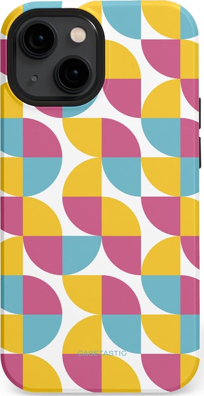 Casetastic Hoesje Geschikt voor Apple iPhone 13 Mini Magsafe - Stijlvolle Beschermende Duo-layer Case - Cirkeldroom