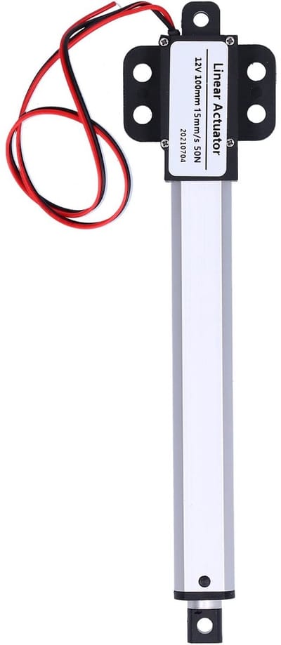 Allecto - Mini Elektrische Lineaire Actuator - Geluidsarm - Voor elektrische heftafels - Slag 100mm - Kortsluitbeveiliging - Ideaal voor fauteuils ...
