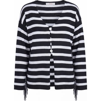 Jucca - Cardigan - 471733 - wit/zwart