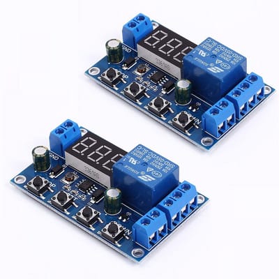2-delige Digitale Spanningsonderbreker Laagspanning Bescherming DC 6-40V met LCD Display