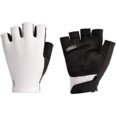 BBB Cycling AirSupport - Fietshandschoenen Zomer - 15 - 25 ° - Medium Padding - Ventilerende - Racefiets & MTB - Unisex Wielrenhandschoenen - Wit