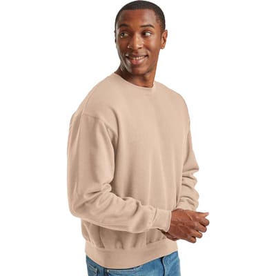 Fruit of the Loom Heren Superkatoenen Sweatshirt (Woestijnzand)