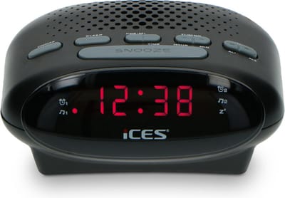 5x Alecto Wekkerradio Zwart