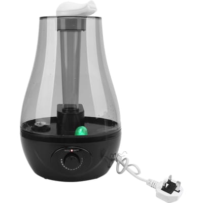 Luchtbevochtiger 3L Grote Capaciteit Dubbele Spray met LED-lamp Luchtbevochtiger Verstuiver voor Huisdier Huishouden