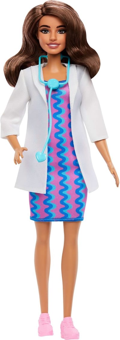 Barbie pop dokter - Barbie Careers speelgoedpop 27 cm met accessoires.