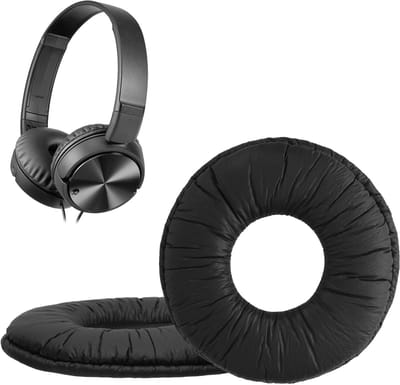 kwmobile 2x oorkussens geschikt voor Sony MDR-ZX110 / MDR-ZX310/ MDR-ZX330 - Earpads voor koptelefoon in zwart