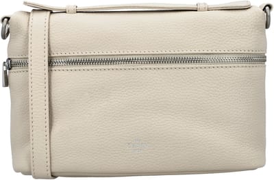 Charm London Washington Schoudertas - Handtas - Crossbody - Leer - Leren Dames Tas - Crème