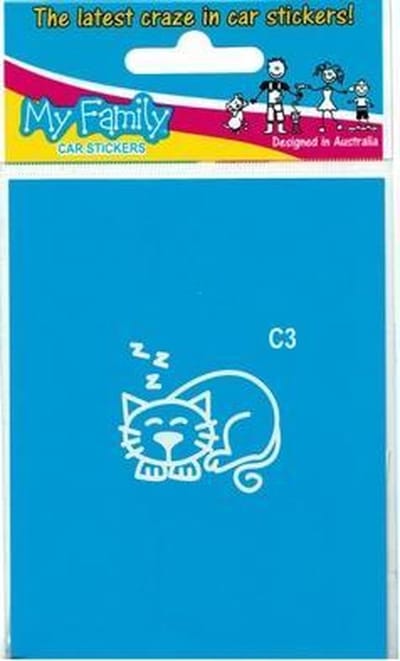Kat of poes, autosticker