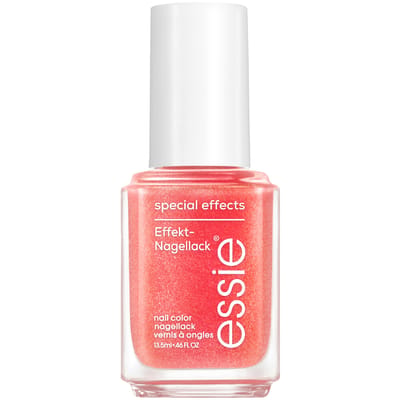 essie nail art studio special effects 18 fiercely faceted nagellak - langhoudende kleur en glans - metallic oranje - 13,5ml