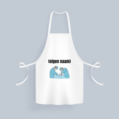 Akyol - chirurgen met eigen naam Keukenschort - Chirurg - patiënten/doktoren - collega's - verjaardag - afscheidscadeau - geschenk - kado - 82 bij 71 cm