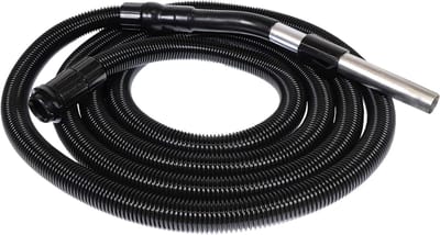 Vervangende slang - Stofzuigerslang met handvat - Comfortabel stofzuigen - Flexibele 5 meter lengte - 32 mm aansluiting - Zwart zilver