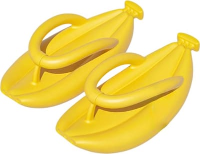 Banaan Slippers – Zomer Slippers voor Dames en Heren, Antislip Badslippers met Dikke Zool en Platform - Maat 38-39