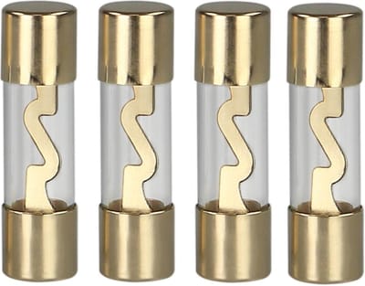 AGU zekering 10 Ampere (goud) 4 stuks in blister