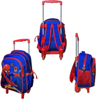 Marvel - Spiderman - Rugzak Trolley - Kleine reiskoffer - Schooltas - Junior formaat -31 x 24 x 15 cm.