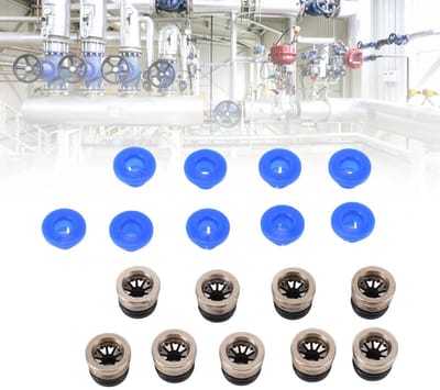 JHUBERS- Ventielaansluitingen 10 Sets - Duurzaam PTFE - Eenvoudige Installatie - Schokbestendig - Lange Levensduur - Efficiënte 3D-printaccessoires - Pneumatische Koppelingen
