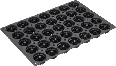 LU 112984 Zwart Flexi-Professional Bakvorm mini tulband - 60x40cm