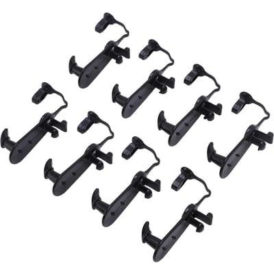 8 STUKS Vloertapijtklemmen 08210 00820 Antislip Zwart Geschikt voor ES330 ES35 GS300 GS350 GS430 GS450h GS460 GX470 HS250h black