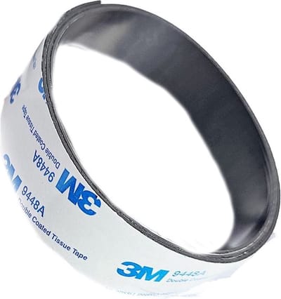 Magnetische Plakband - 1 meter - tape met lijm - Zelfklevende Magneet Magneettape -