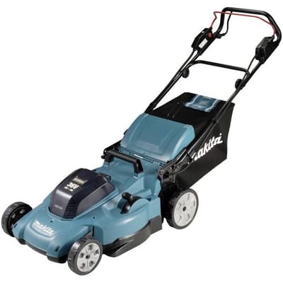 Makita DLM539Z Accu-grasmaaier Accu Zonder accu, Zonder lader 2 x 18 V Snijbreedte max. 53 cm Geschikt voor 800 m²