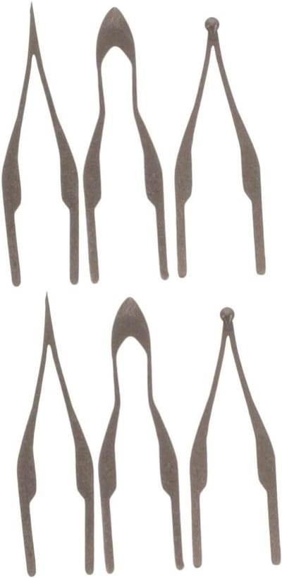Houtbranders Tips - Pyrografie Punten - Houtbewerking DIY - Nikkel-Chroom Legering - 2.7 cm - Zilverkleurig