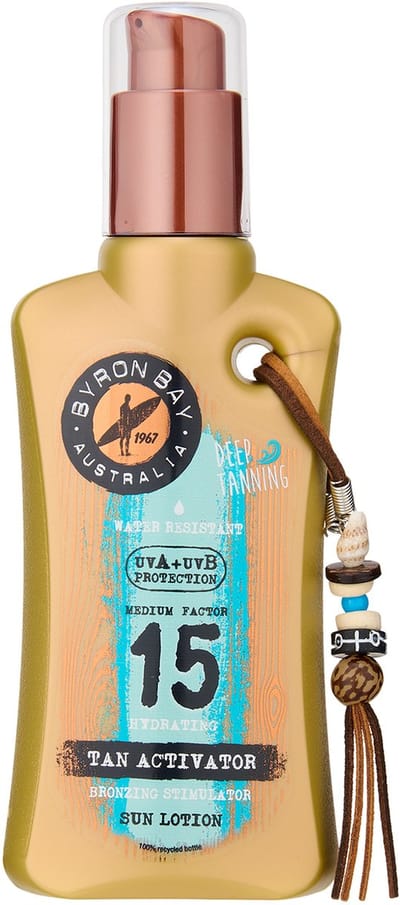 Byron Bay Tan Activator Sun Lotion SPF 15 - 200ml
