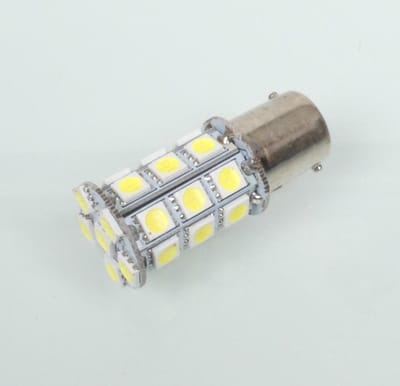 ampul led 12v blanche culot ba15s 450 lumen rms pour moto scooter auto neuf