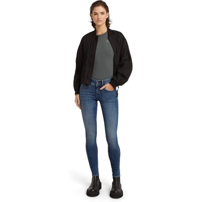 G-Star Lynn Skinny Faded Blue Maat: W23L30 | Skinny Jeans Outlet | Dames | Blauw