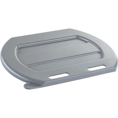 Excellent Deksel voor Kalverdrinkemmer - Kalveremmer - Deksel - 8 Liter - Grijs deksel met 2 gaten