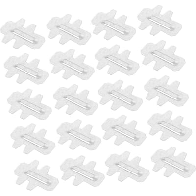 20PCS Cartes de Cage pour Lapins Tôle Galvanisée Carte de Porte de Cage à Lapins Équipement d'Élevage