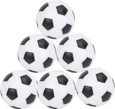 Tafelvoetbalballen - Reserveballen Mini Voetbal - Spel Verbeteren - Universele Compatibiliteit - 32 mm - Zwart Wit