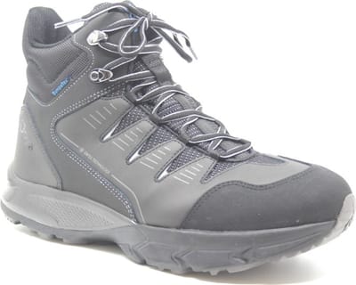 Joya, SIERRA STX M Black, 258out, Zwarte halfhoge heren wandelschoenen met Sympatex voering