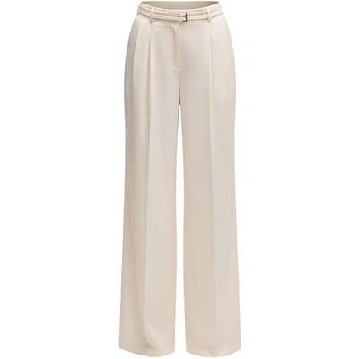 Boss Dames/Dames Taualy-W Relaxed Fit Broek (Wit)