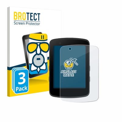 BROTECT - Screenprotector voor Bryton Rider 550 - Folie Beschermfolie Beschermglas matte 3 Stuks