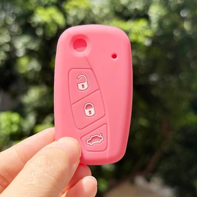 Sleutelhanger Bescherming Voor Fiat Panda Dot Grande Punto Linea Stilo Streetka Voertuigen Bravo Siliconen Auto Afstandsbediening Sleutelhoes Houder
