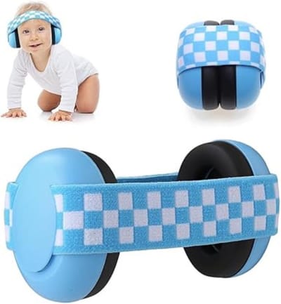 DD® Gehoorbescherming Baby - Koptelefoon Baby - Oorbeschermers Baby - Ruisonderdrukking - 9x4x4cm - Blauw