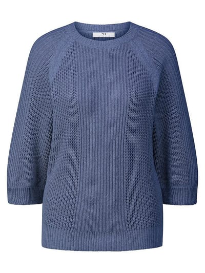 Trui ronde hals Van Peter Hahn blauw
