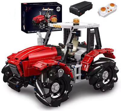 DW4Trading Remote Controlled Wheeled Tractor 1392 Stukjes - 20x21x31 cm - Compatibel met Grote Merken