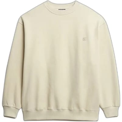Superdry - Blank Oversized sweatshirt met ronde hals - Heren - Truien