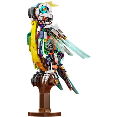 Perroquet de haute qualité Bâtiment de haute qualité Blocs de haute qualité Kit de haute qualité Oiseau de haute qualité Animal de haute qualité Ensemble de construction Ensembles de jeu white