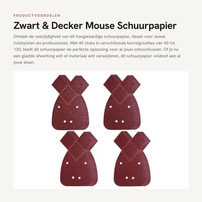 Dailygoods- Schuurpapier Set 40 Stuks - Schuurpapier Driehoek 140mm - Schuurpapier Fijn 40/60/80/120 - Aluminium Oxide - Antistatisch - Geschikt voor Detail Schuurmachines - Schuurvellen