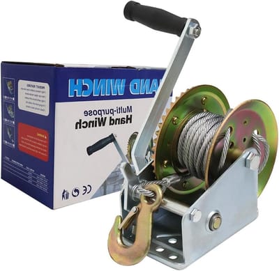 Draagbare Handlier - Kabel Lier - Zware Lasten Trekken - Roestbestendig Staal - 545 kg Capaciteit - Gegalvaniseerd