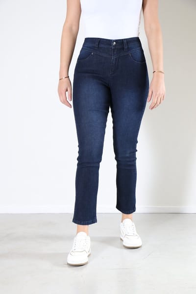 New Star dames broek - spijkerbroek dames - Panama - dark stone wash - Lengte 29 - maat 33