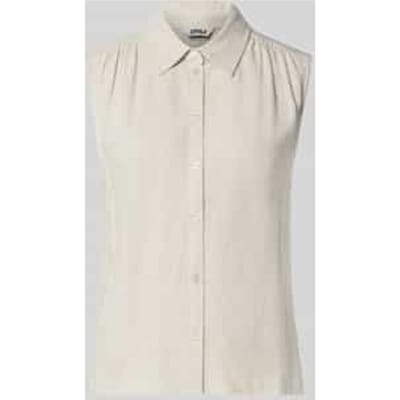 regular fit linnen blouse zonder mouwen model 'SIESTA'