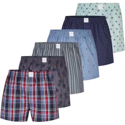 MG-1 Wijde Kinder Boxershorts Jongens 6-Pack Multicolor D715K - Maat 140