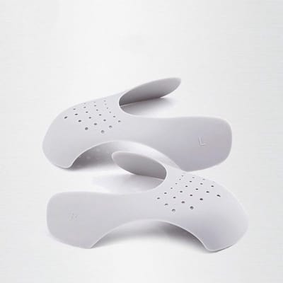 Sneaker Crease Protector –Schoenspanners – Wit – Maat 40 - 45 (L) -Sneaker Shield – Anti Kreuk -Anti Crease - Crease protector