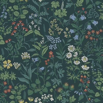 Boråstapeter Vliesbehang 4181 - Alla Tiders Hus - Botanisch Groen - 53cm x 10.05m