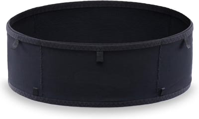 YOR® Flipbelt - Hardloopriem - Running Belt - Zwart - 25cm x 16cm x 1cm